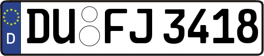 DU-FJ3418