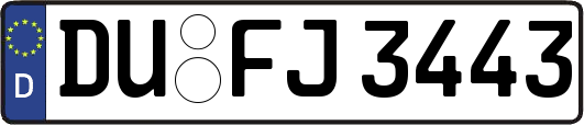 DU-FJ3443