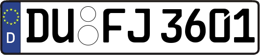 DU-FJ3601