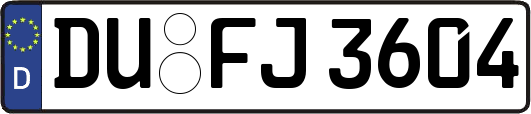 DU-FJ3604