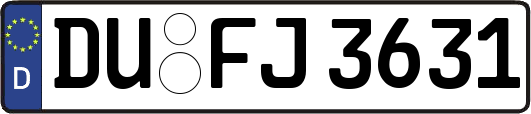 DU-FJ3631