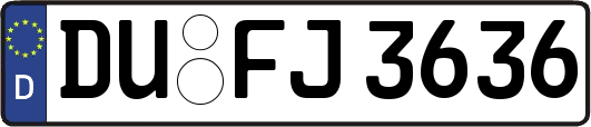 DU-FJ3636