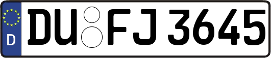 DU-FJ3645