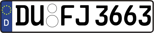 DU-FJ3663