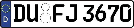 DU-FJ3670