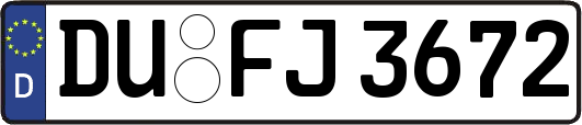 DU-FJ3672