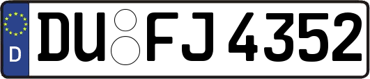 DU-FJ4352