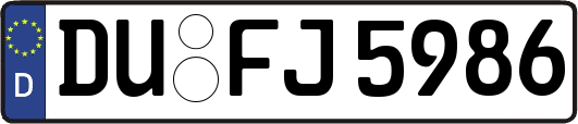DU-FJ5986