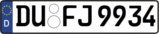 DU-FJ9934