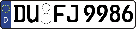 DU-FJ9986