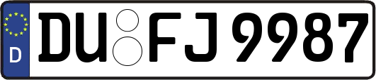 DU-FJ9987