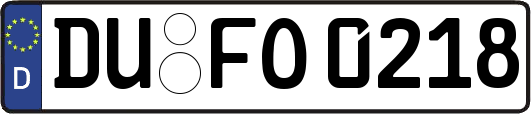 DU-FO0218
