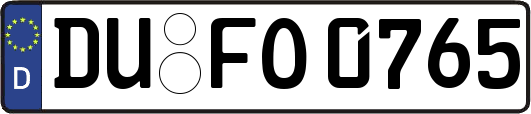 DU-FO0765