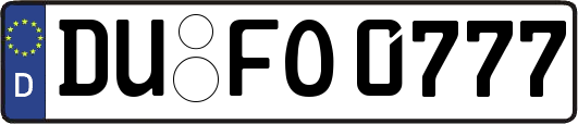 DU-FO0777