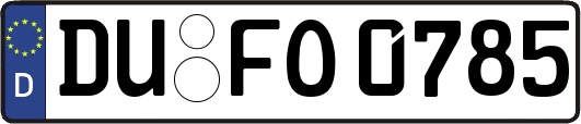 DU-FO0785