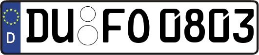 DU-FO0803