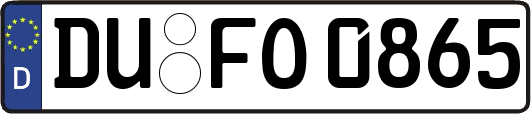 DU-FO0865