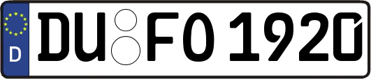 DU-FO1920