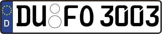 DU-FO3003
