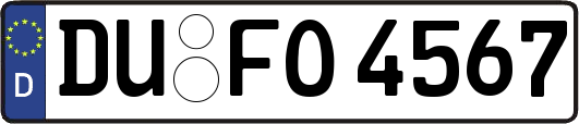 DU-FO4567