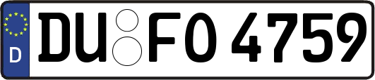 DU-FO4759