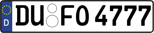 DU-FO4777