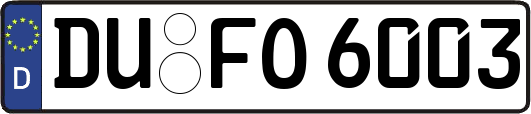 DU-FO6003