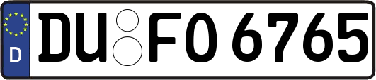 DU-FO6765