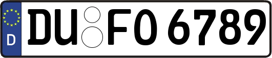 DU-FO6789