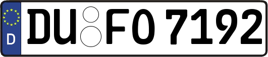 DU-FO7192