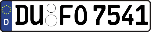 DU-FO7541