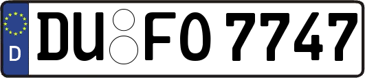 DU-FO7747