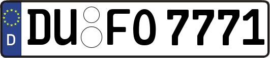 DU-FO7771