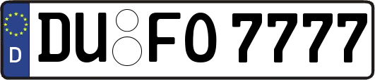 DU-FO7777