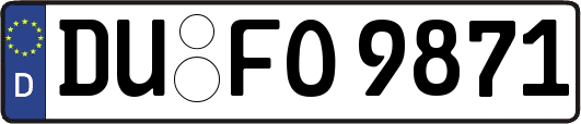DU-FO9871