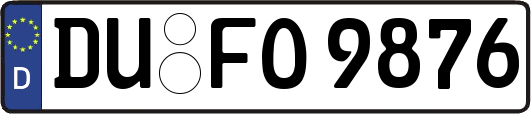 DU-FO9876