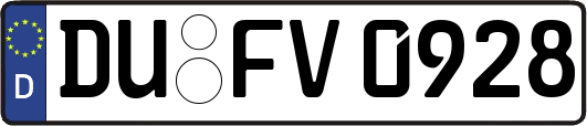 DU-FV0928