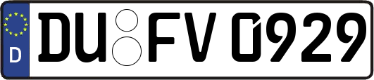 DU-FV0929
