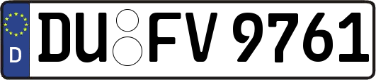 DU-FV9761