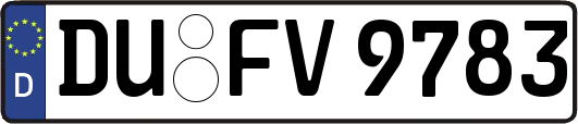 DU-FV9783