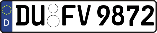 DU-FV9872