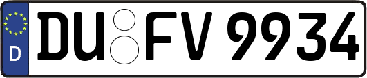 DU-FV9934