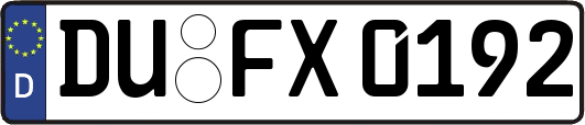 DU-FX0192
