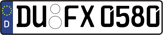 DU-FX0580