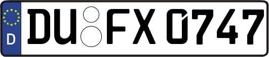 DU-FX0747