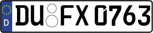 DU-FX0763