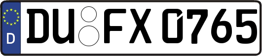 DU-FX0765