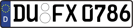 DU-FX0786