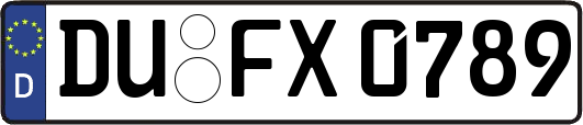 DU-FX0789