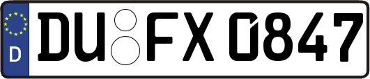 DU-FX0847